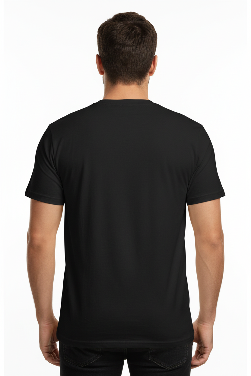 Camiseta Preta - Vista Traseira