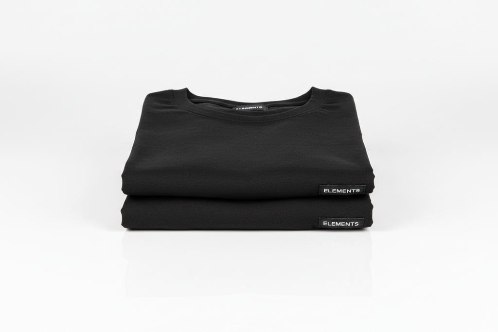 Kit 2 Camisetas Pretas PV