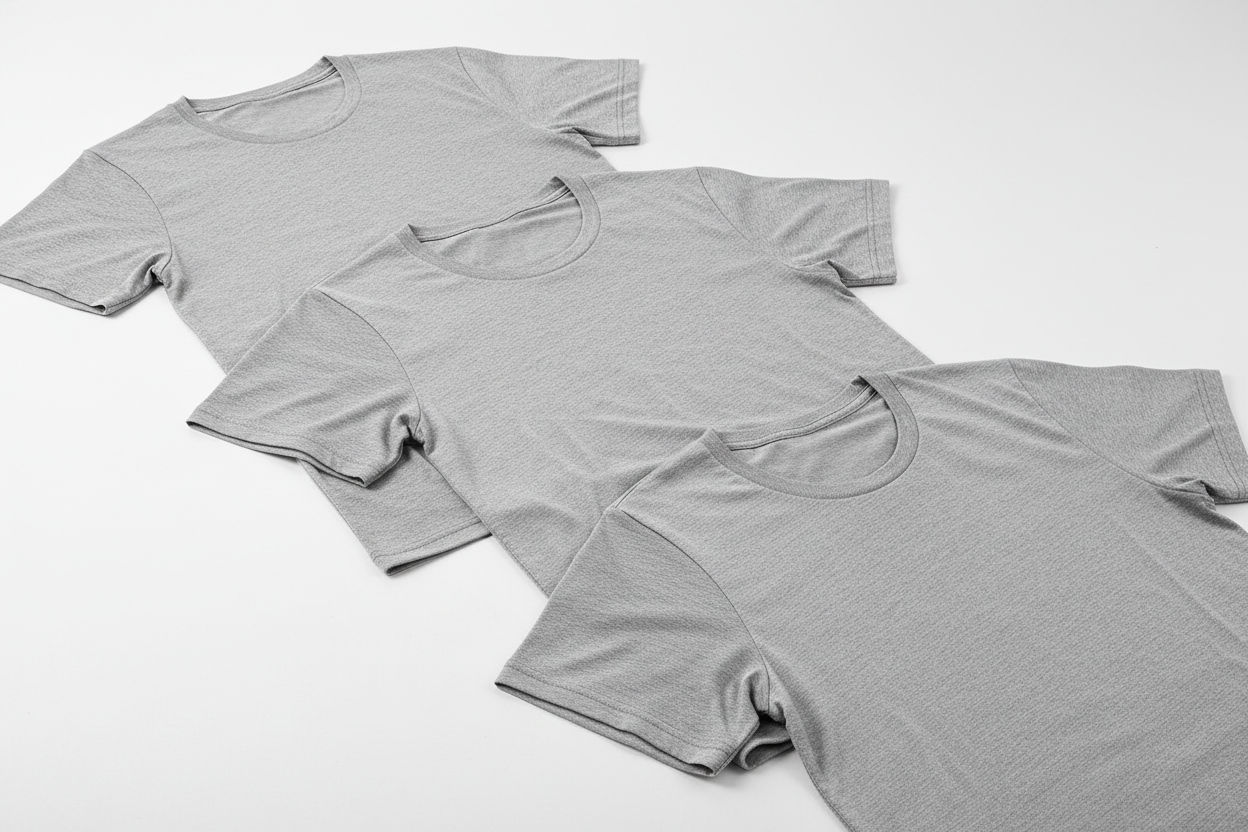 Kit 3 Camisetas Cinzas