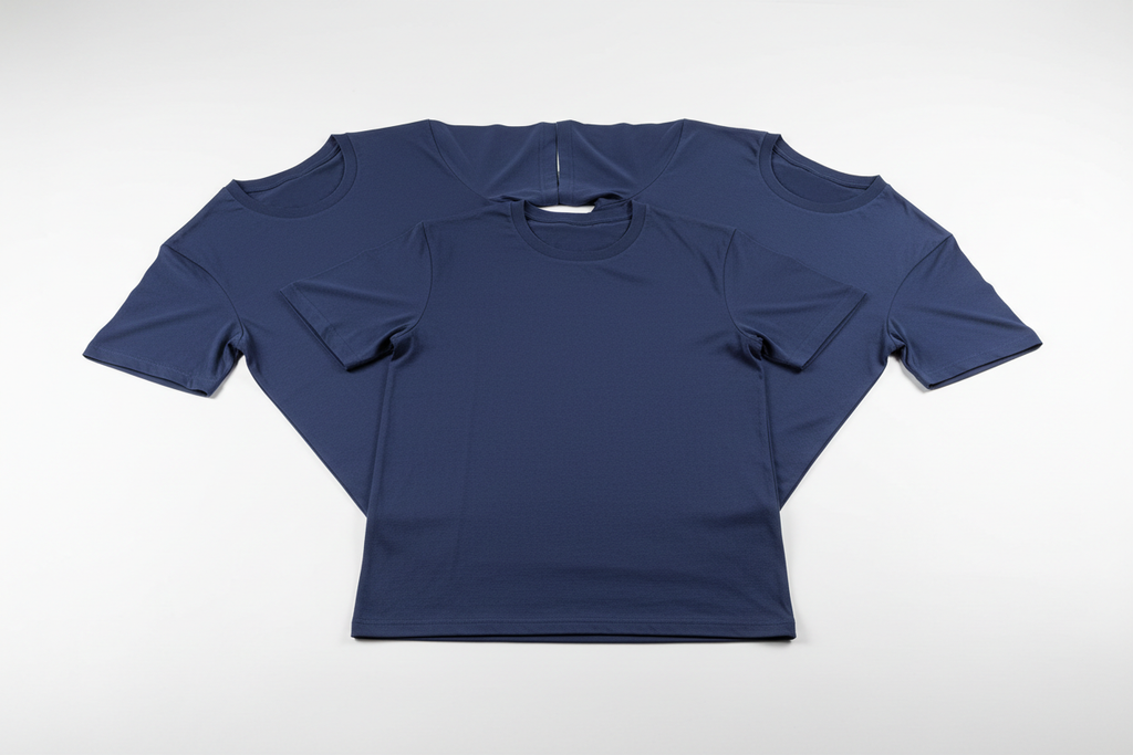 Kit 3 Camisetas Azul Marinho