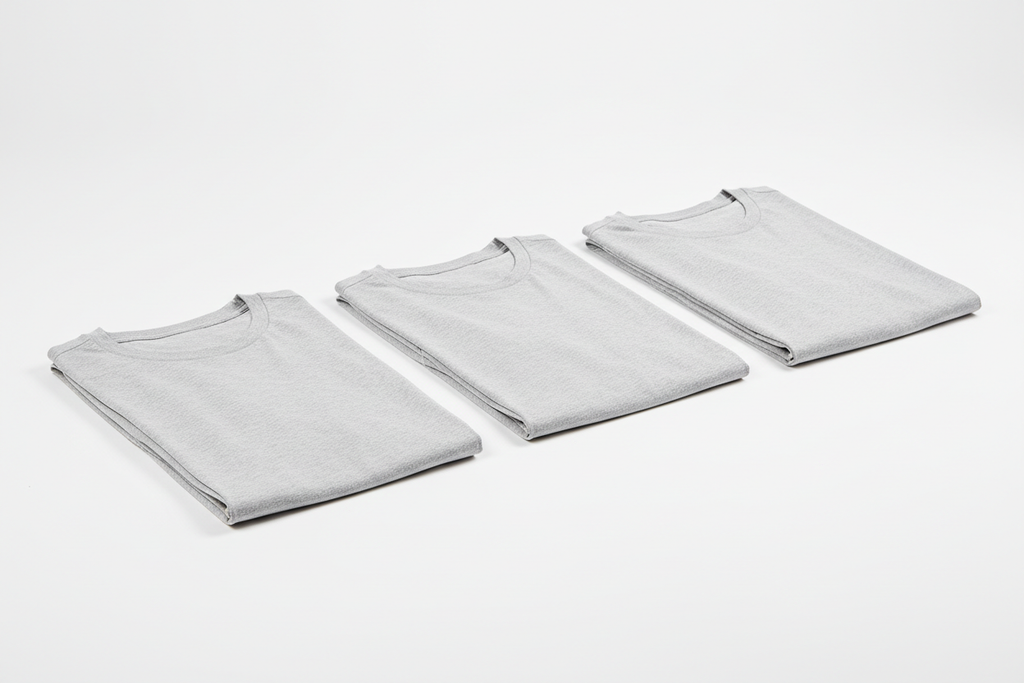 Kit 3 Camisetas Cinzas