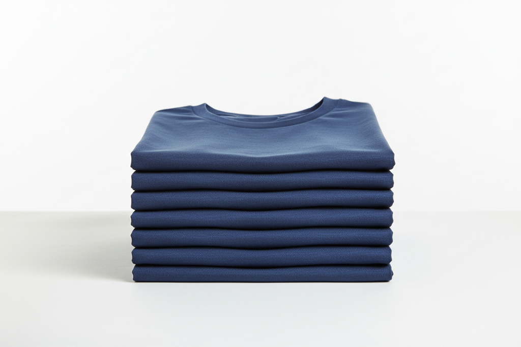 Kit 5 Camisetas Azul Marinho