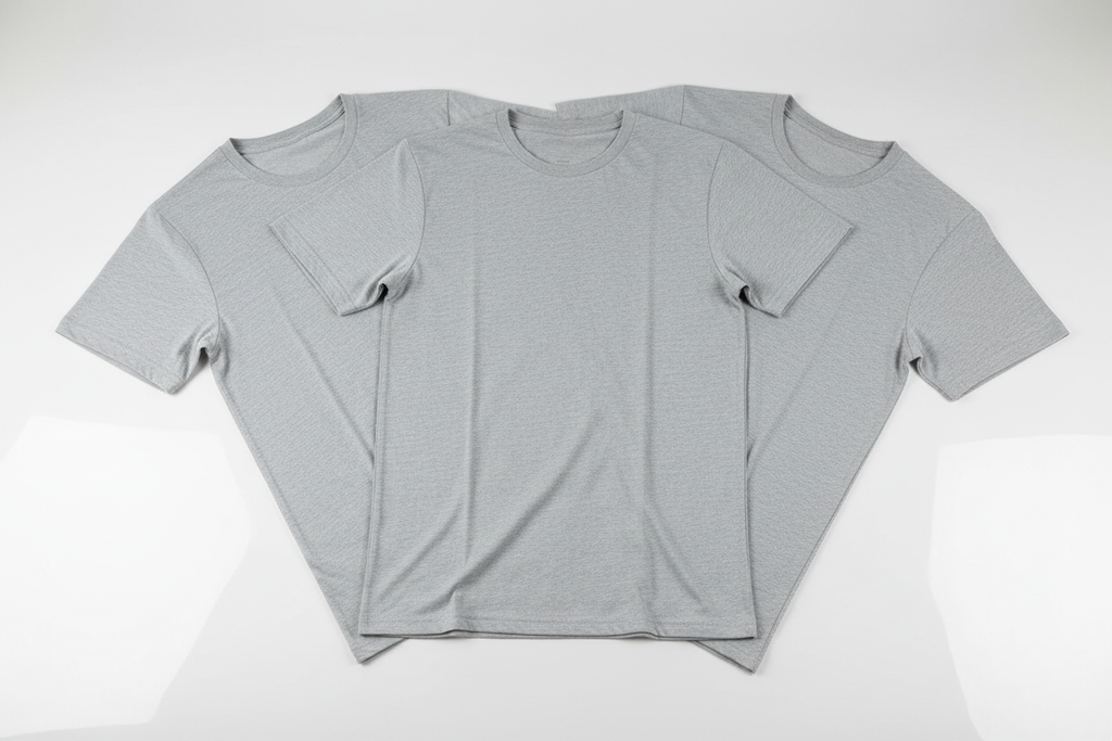 Kit 3 Camisetas Cinzas