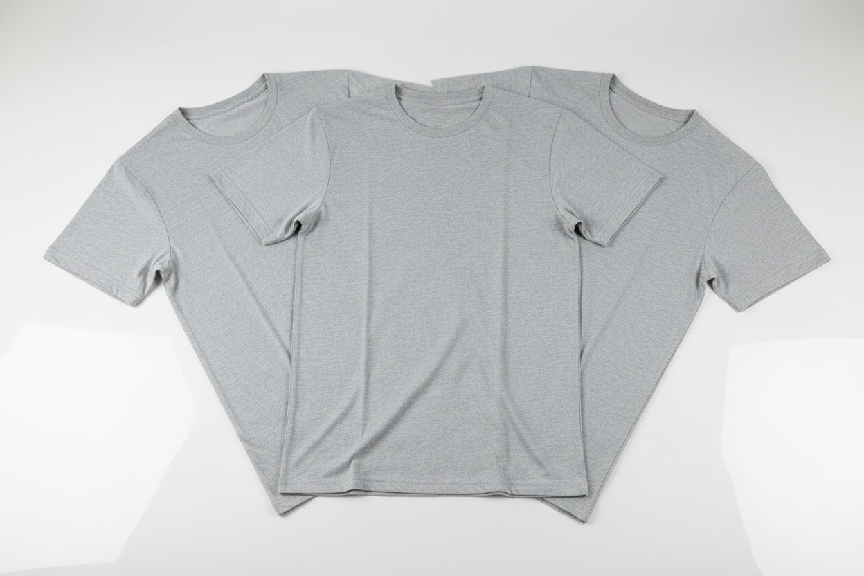 Kit 3 Camisetas Cinzas