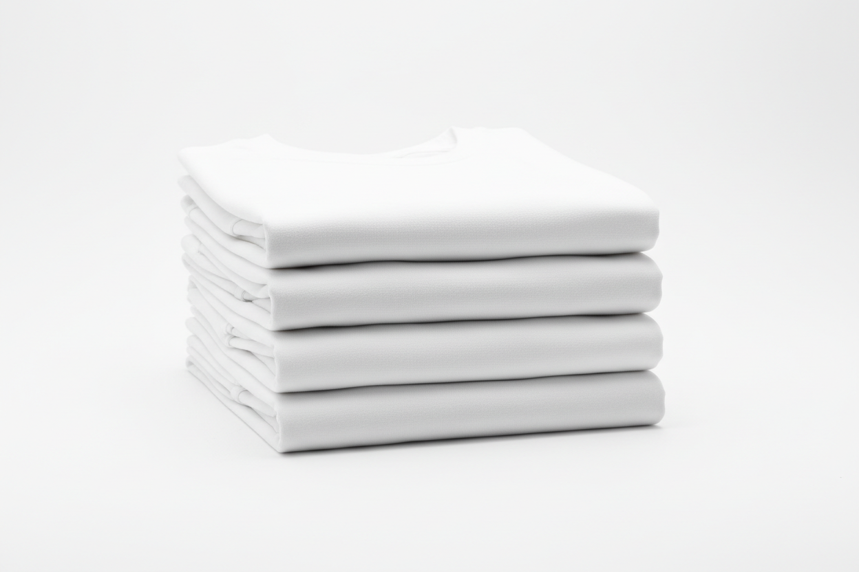 Kit 4 Camisetas Brancas