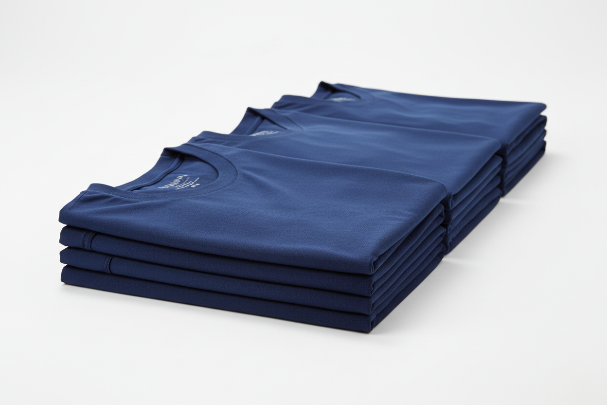 Kit 5 Camisetas Azul Marinho