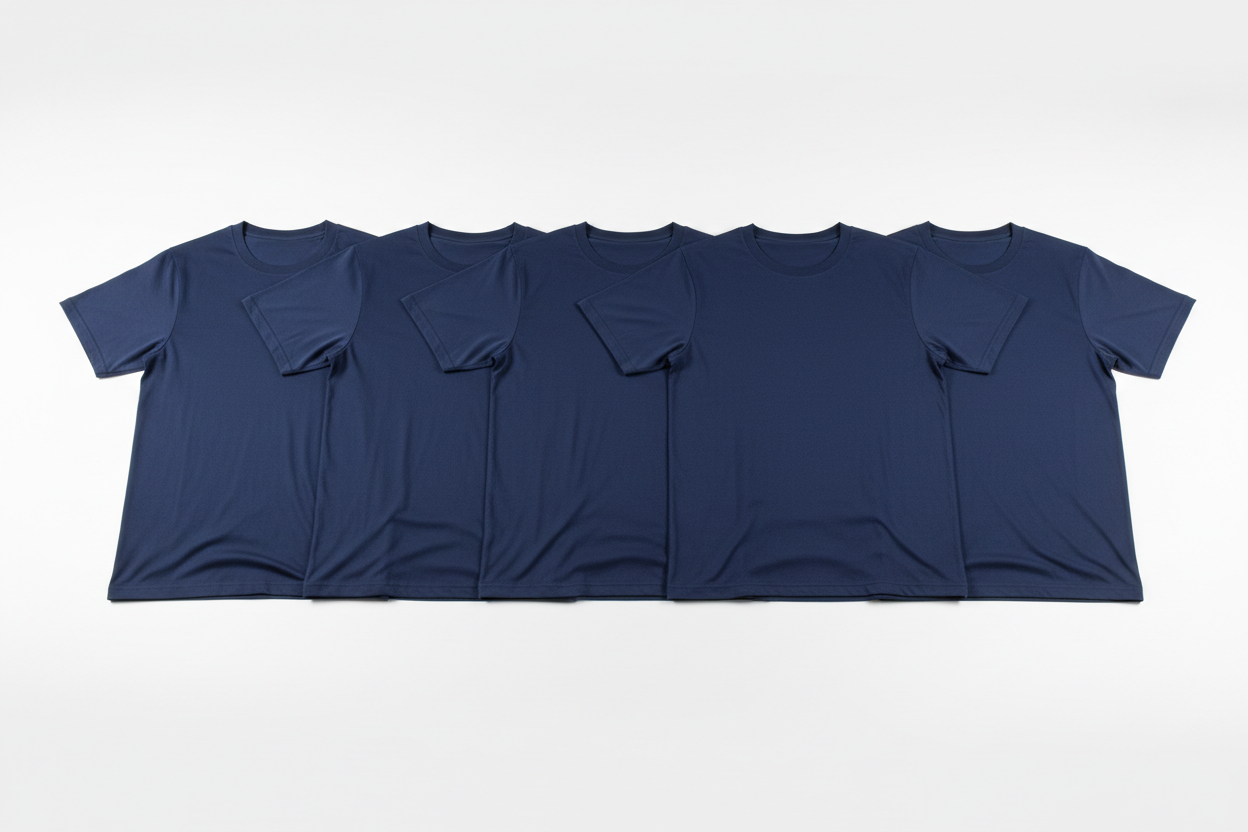 Kit 4 Camisetas Azul Marinho