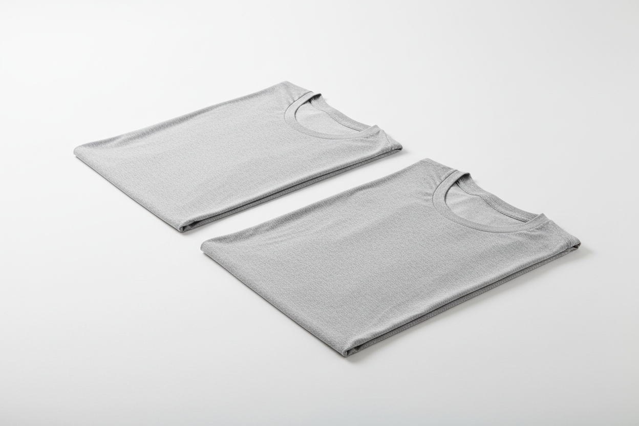 Kit 2 Camisetas Cinzas - Lado a Lado