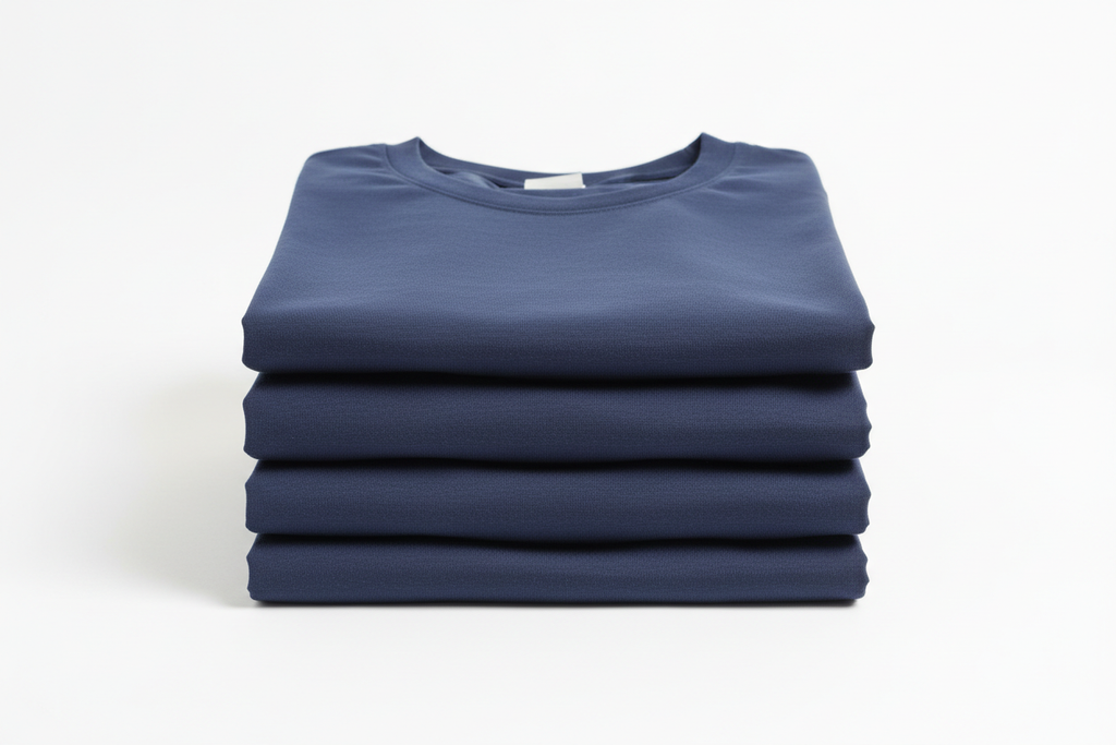 Kit 4 Camisetas Azul Marinho