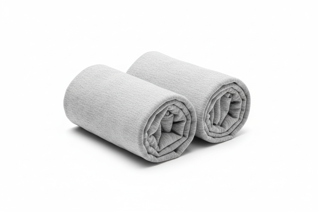 Kit 2 Camisetas Cinzas - Enroladas