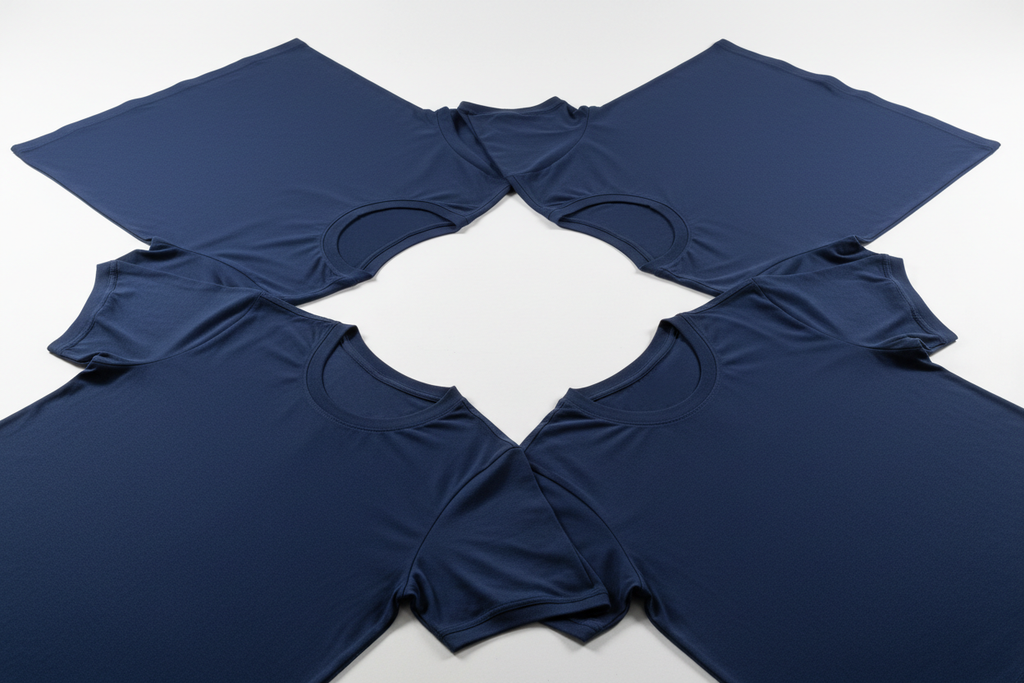 Kit 4 Camisetas Azul Marinho