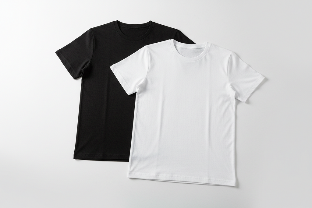 Kit 2 Camisetas PV - Preto e Branco