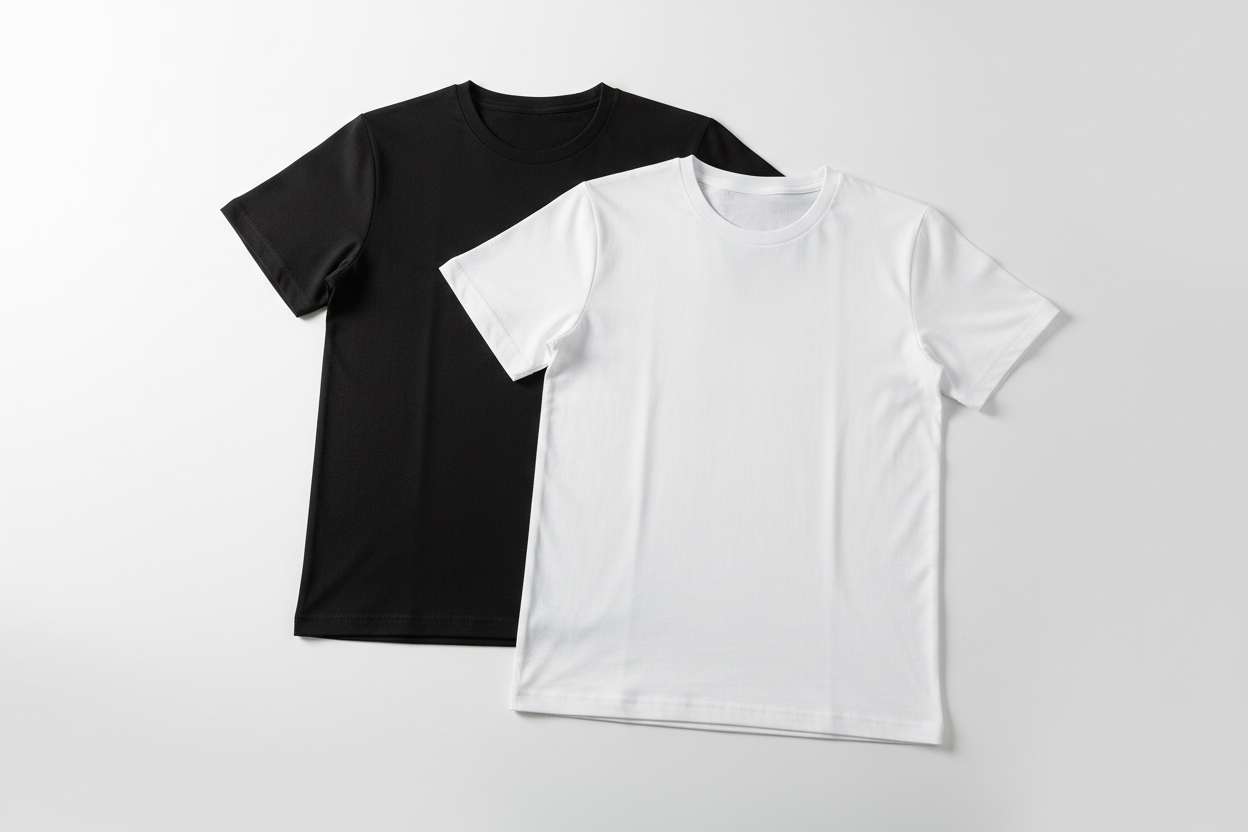 Kit 2 Camisetas PV - Preto e Branco